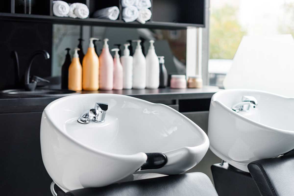 salon wash station